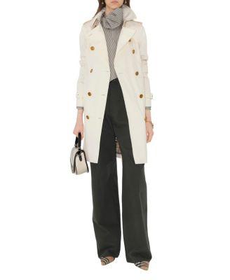 Mid-length Gabardine Kensington Trench Coat by BURBERRY