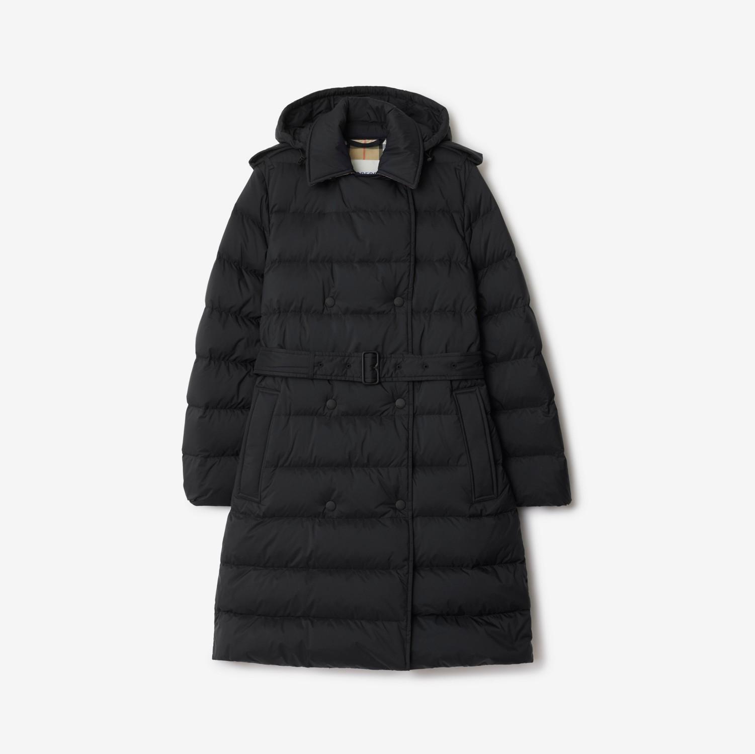 Mid-length Nylon Hooded Puffer Coat by BURBERRY