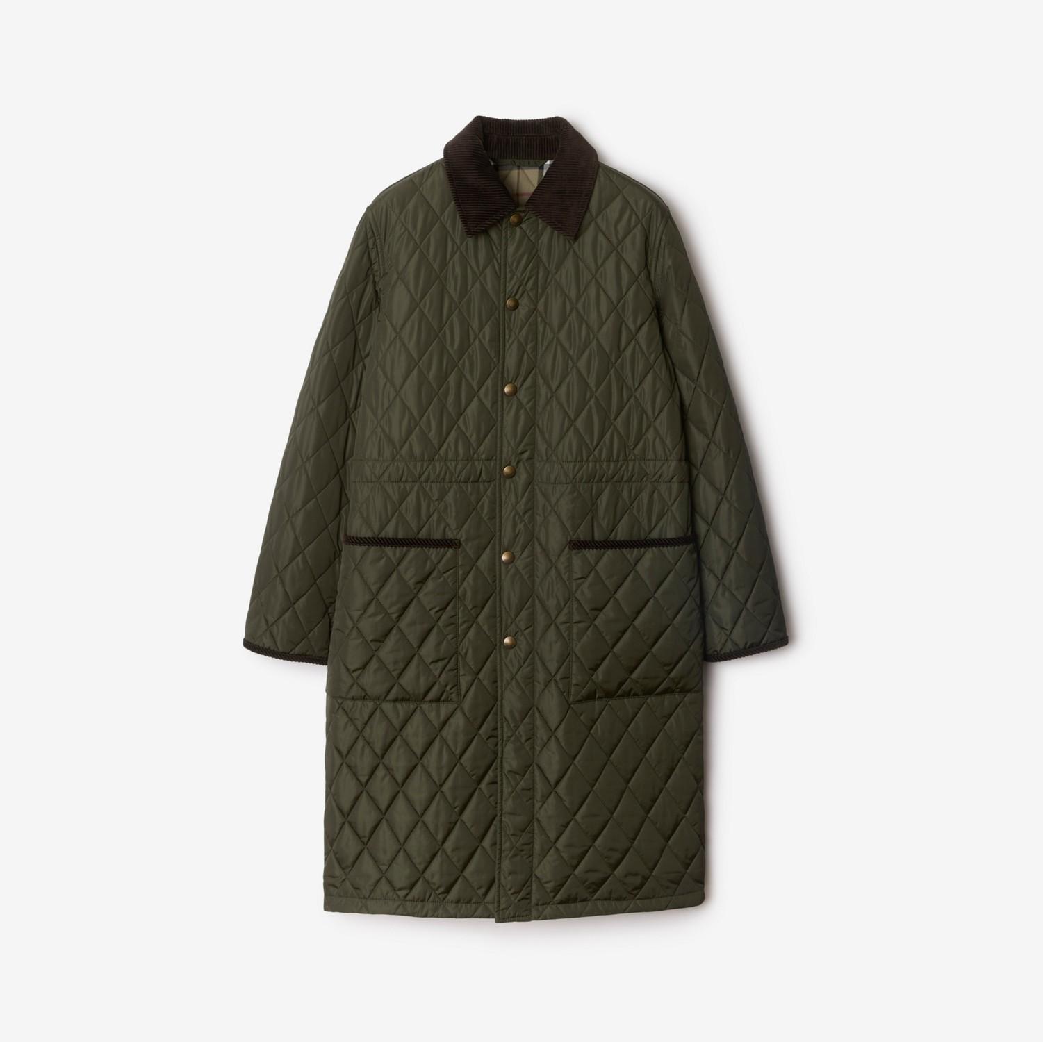Mid-length Quilted Nylon Car Coat by BURBERRY