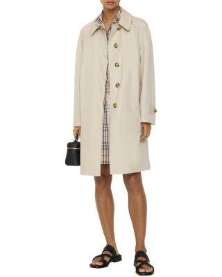 Mid-length Tropical Gabardine Camden Car Coat by BURBERRY