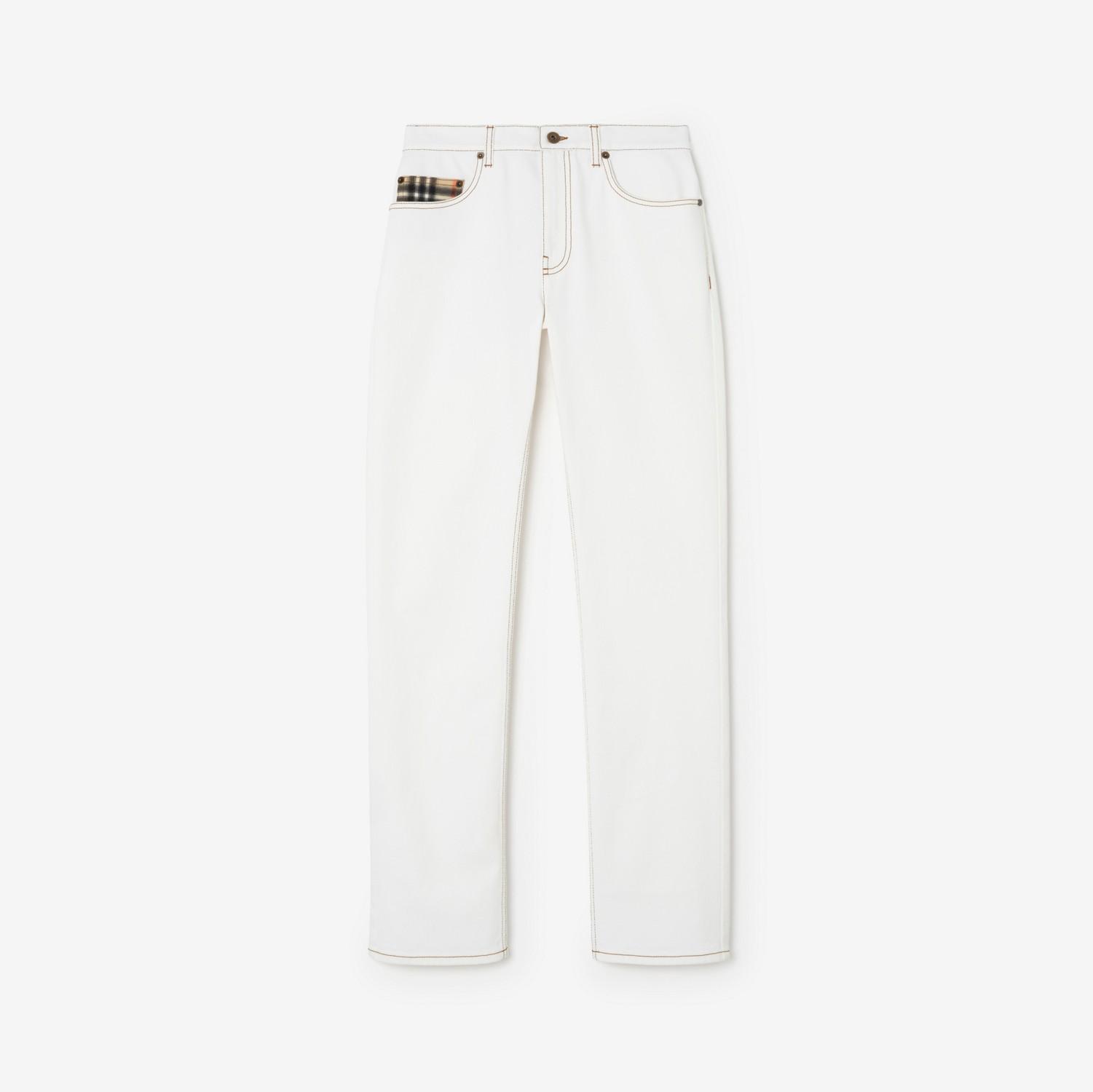 Mid-rise Straight Jeans by BURBERRY