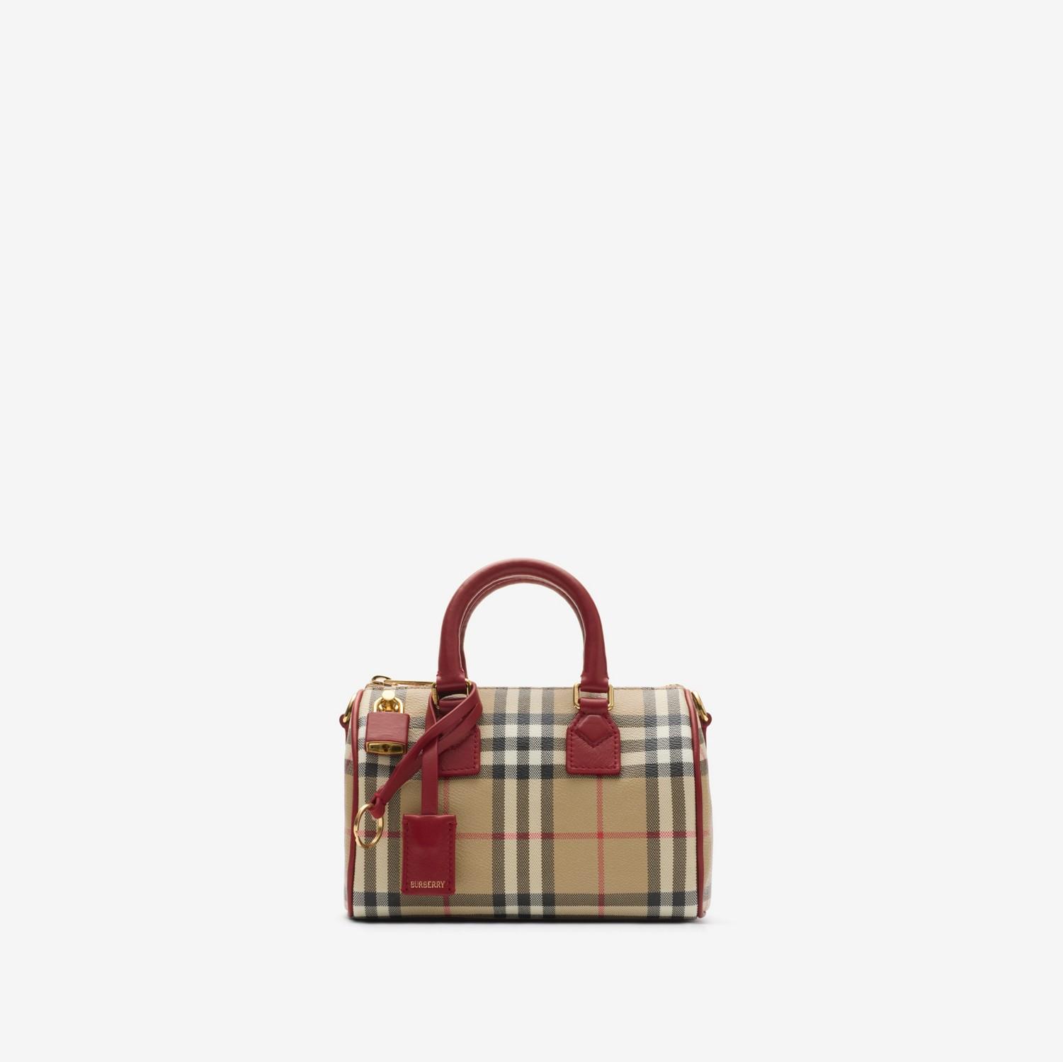 Mini Check Bowling Bag by BURBERRY