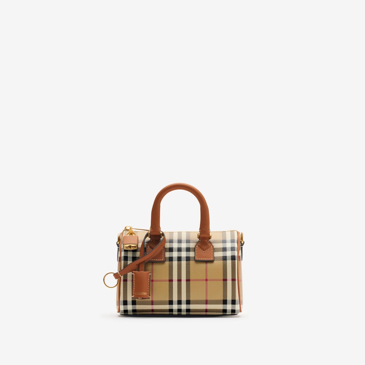 Mini Check Bowling Bag by BURBERRY