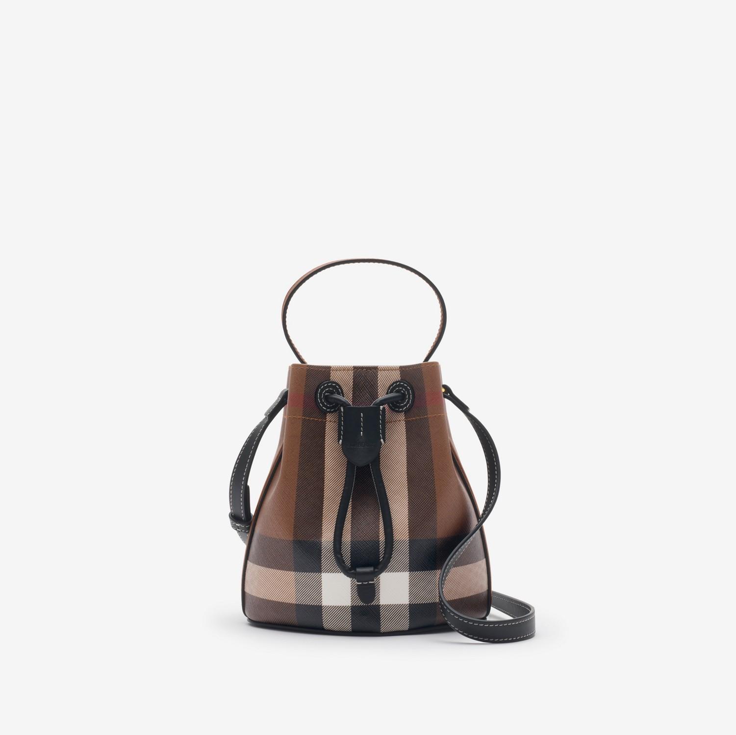 Mini Check Bucket Bag by BURBERRY