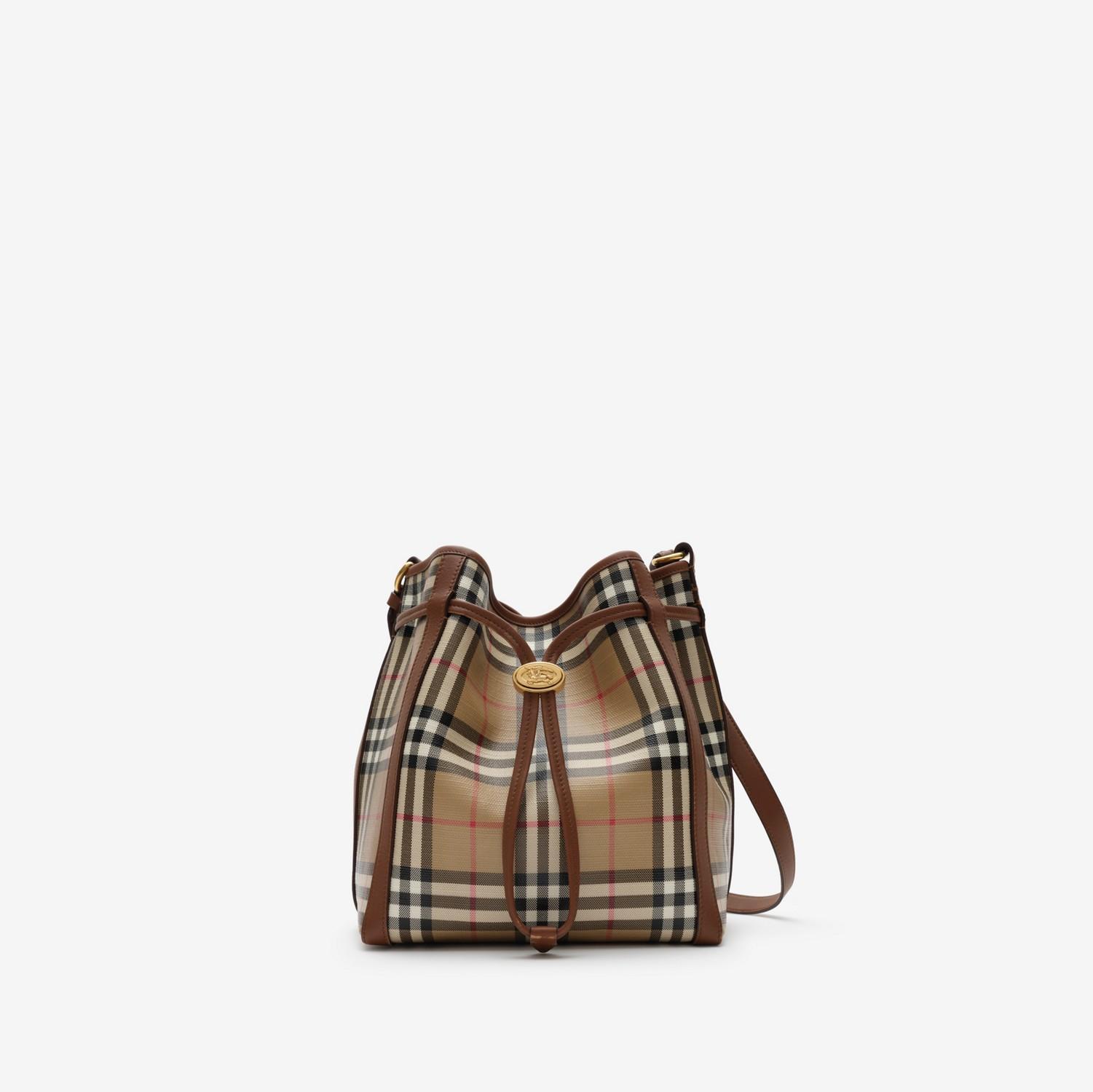 Mini Check Bucket Bag by BURBERRY