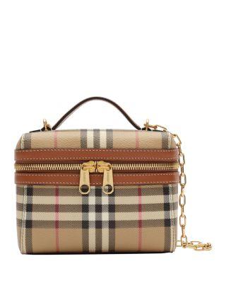 Mini Check Vanity Bag by BURBERRY