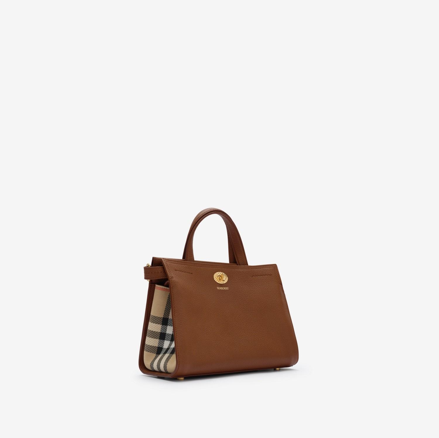 Mini Cotswolds Check Tote by BURBERRY