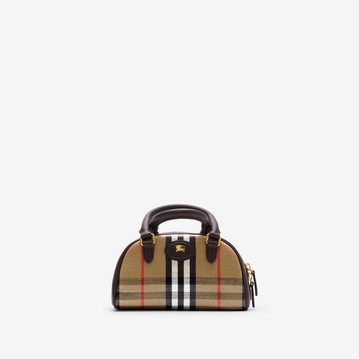 Mini Highlands Bowling Bag​ by BURBERRY