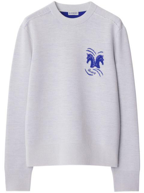 Mirrored Horse jumper by BURBERRY