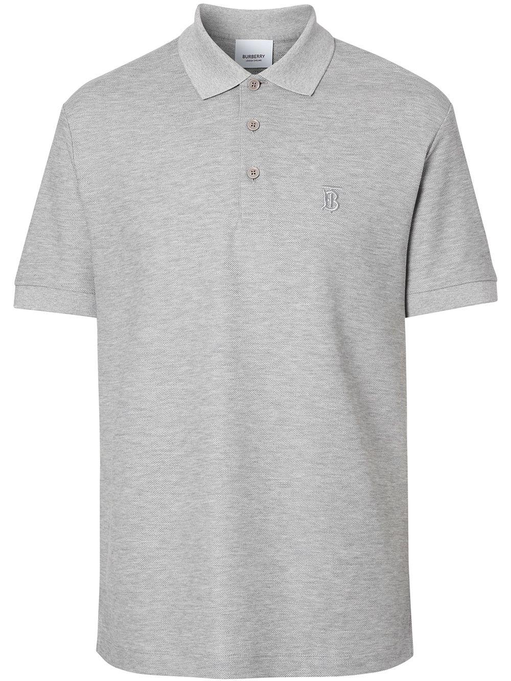 Monogram Motif Cotton Piqué Polo Shirt by BURBERRY