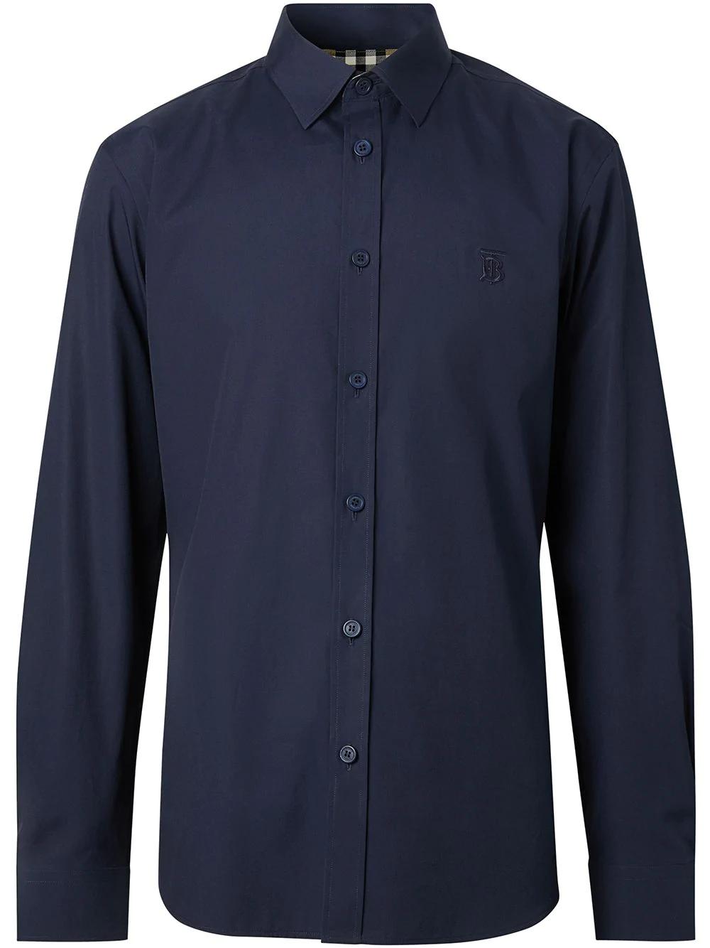 Monogram Motif slim-fit shirt by BURBERRY
