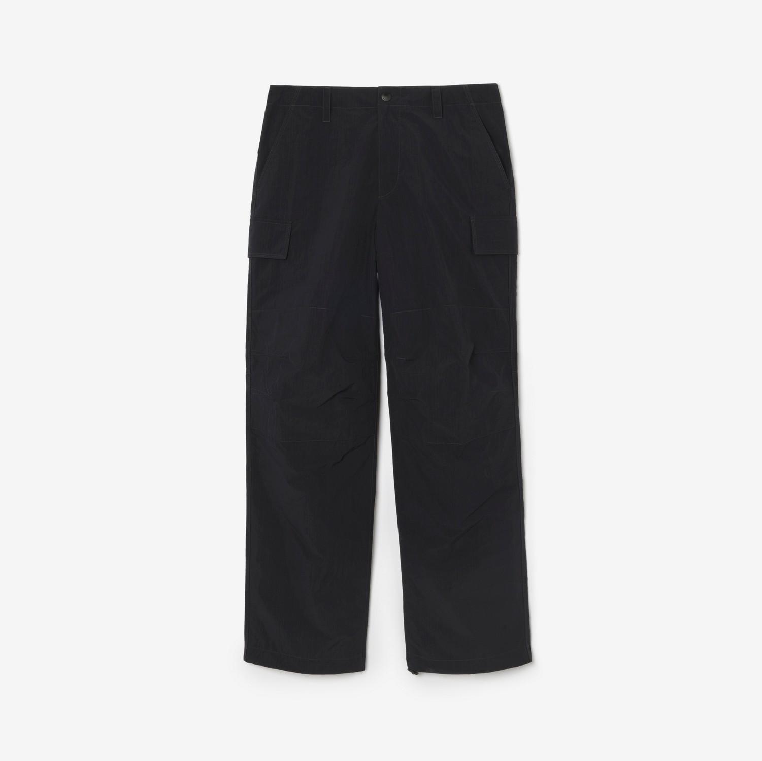 Nylon Cargo Trousers by BURBERRY