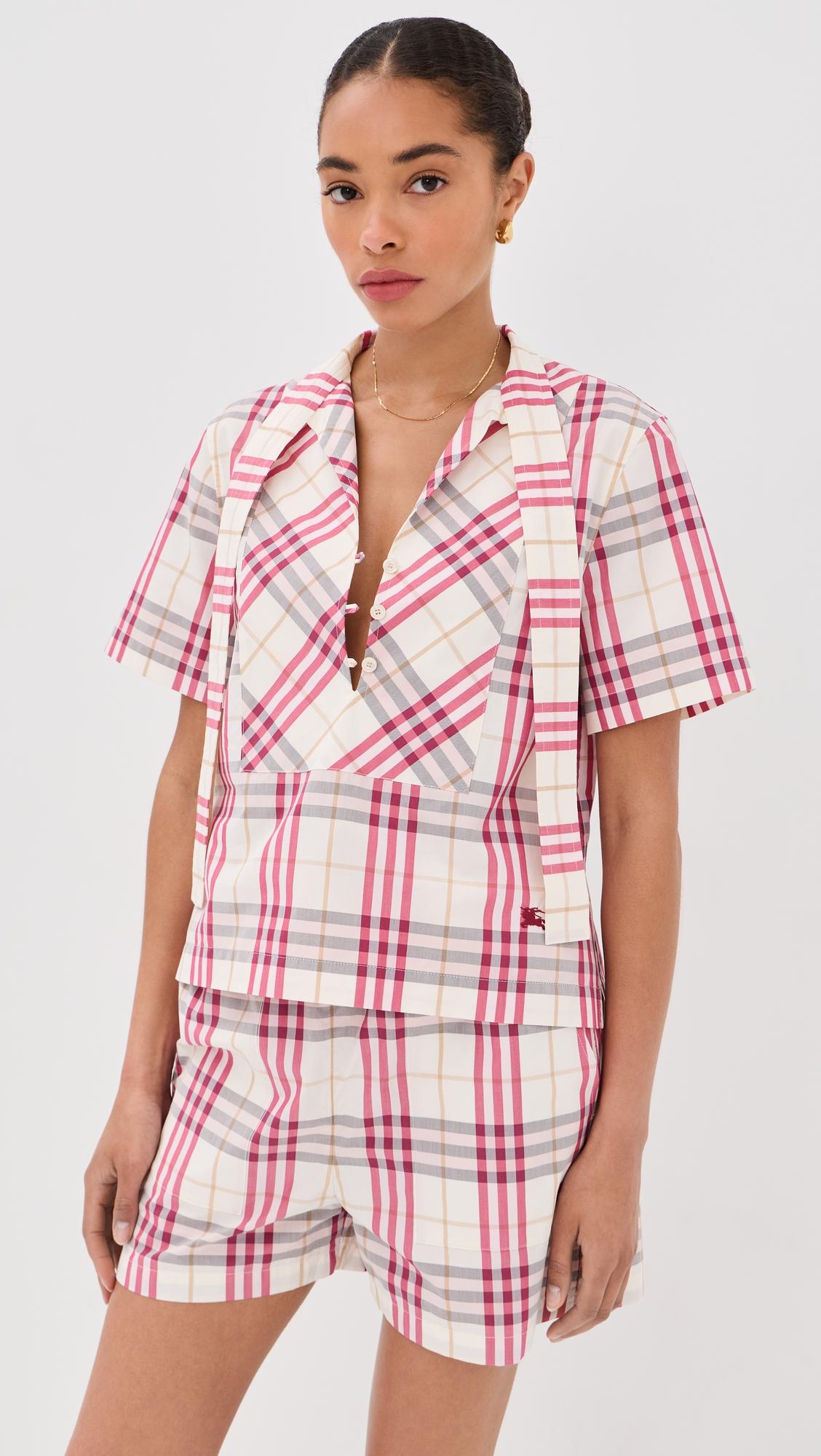 Olea Plaid Top by BURBERRY