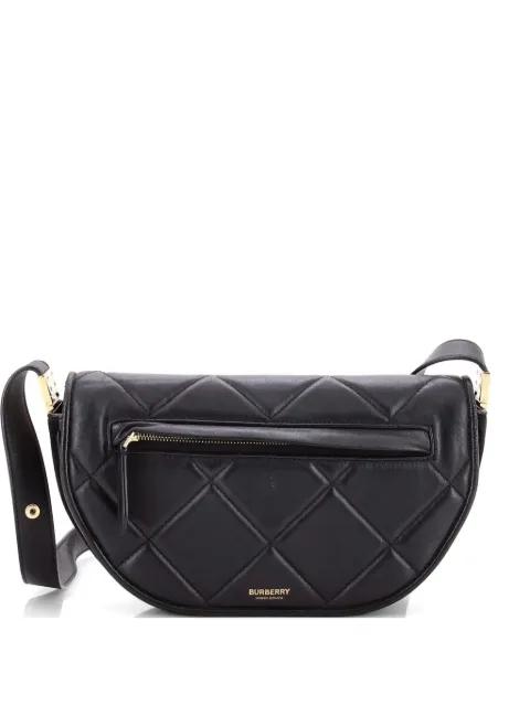 Olympia Flap Bag Quilted Leather Small shoulder bag by BURBERRY 