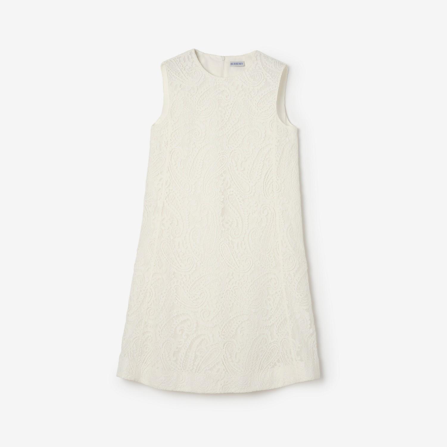 Paisley Lace Shift Dress by BURBERRY
