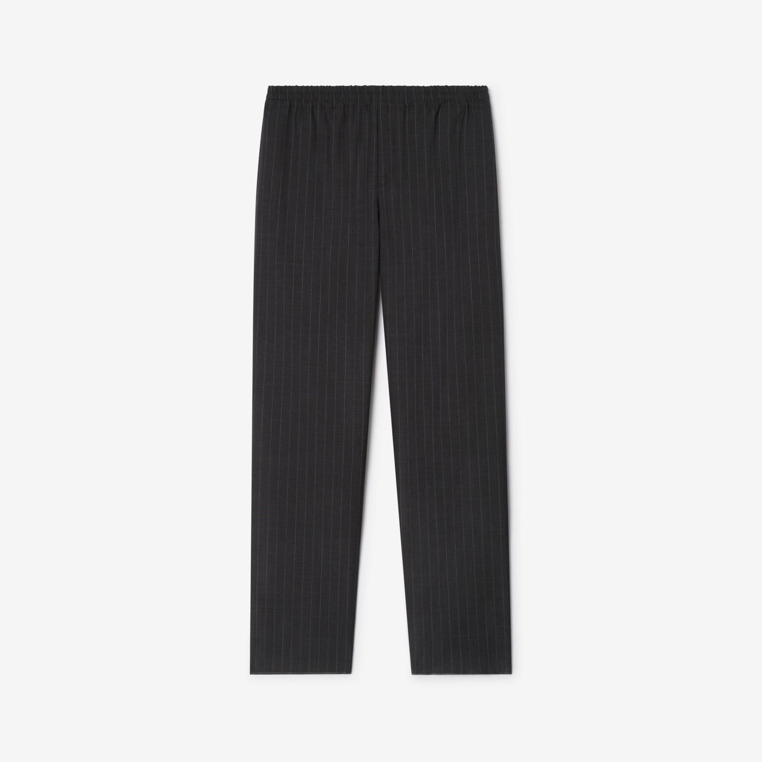 Pinstriped Wool Track Pants by BURBERRY