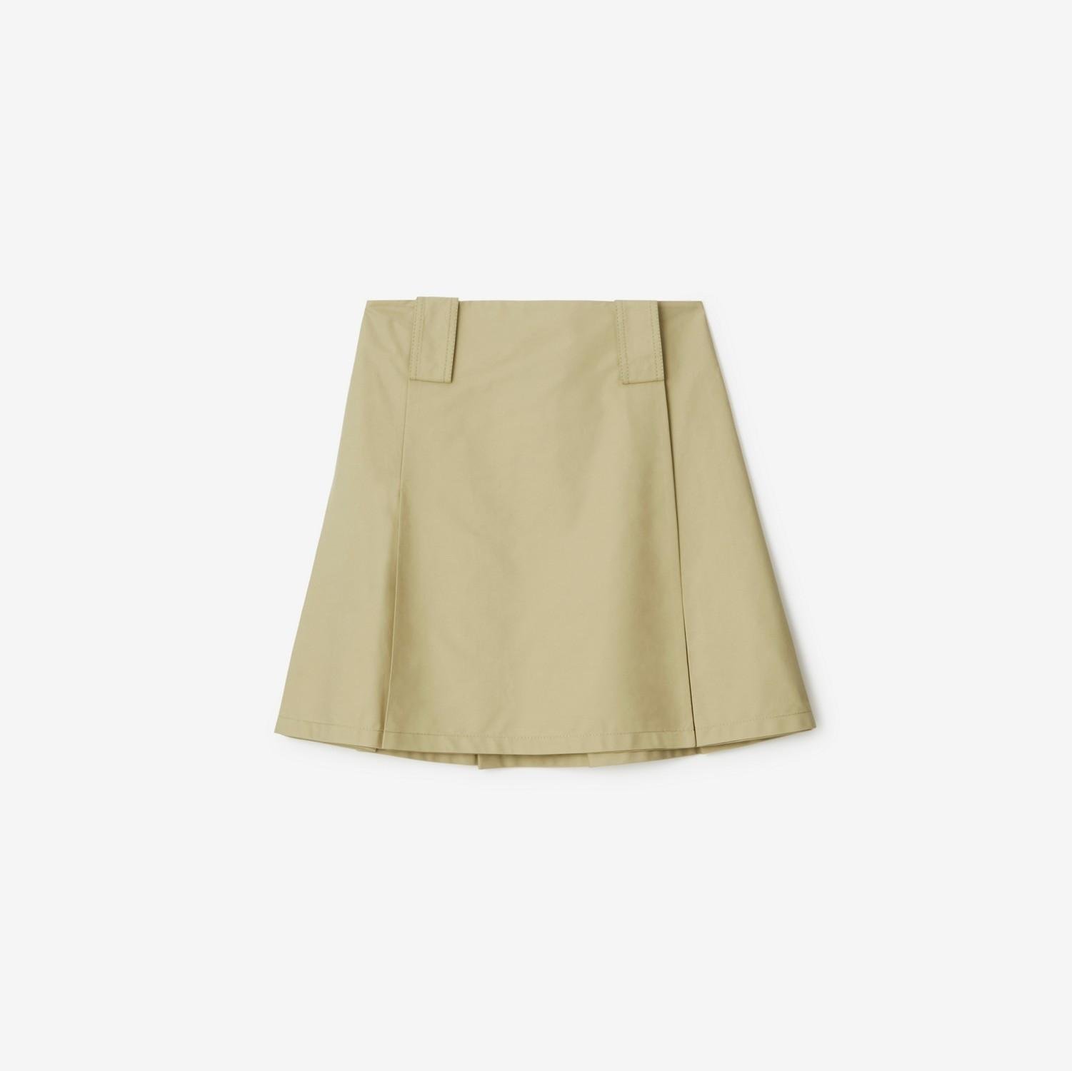 Pleated Gabardine Skirt by BURBERRY