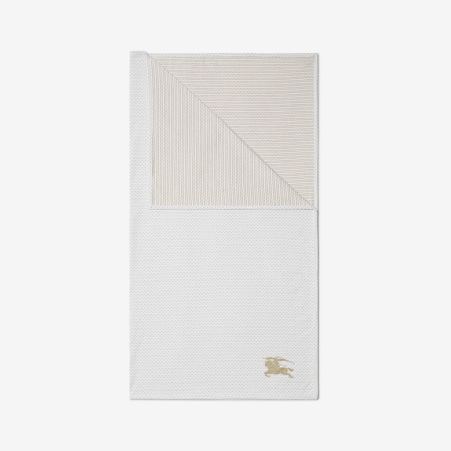Polka Dot Cotton Baby Blanket by BURBERRY