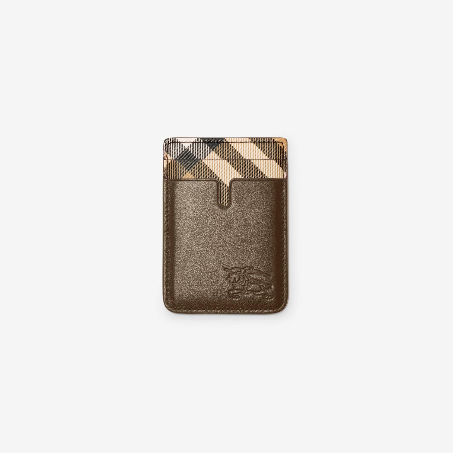 Pop Check Magnetic Card Case by BURBERRY