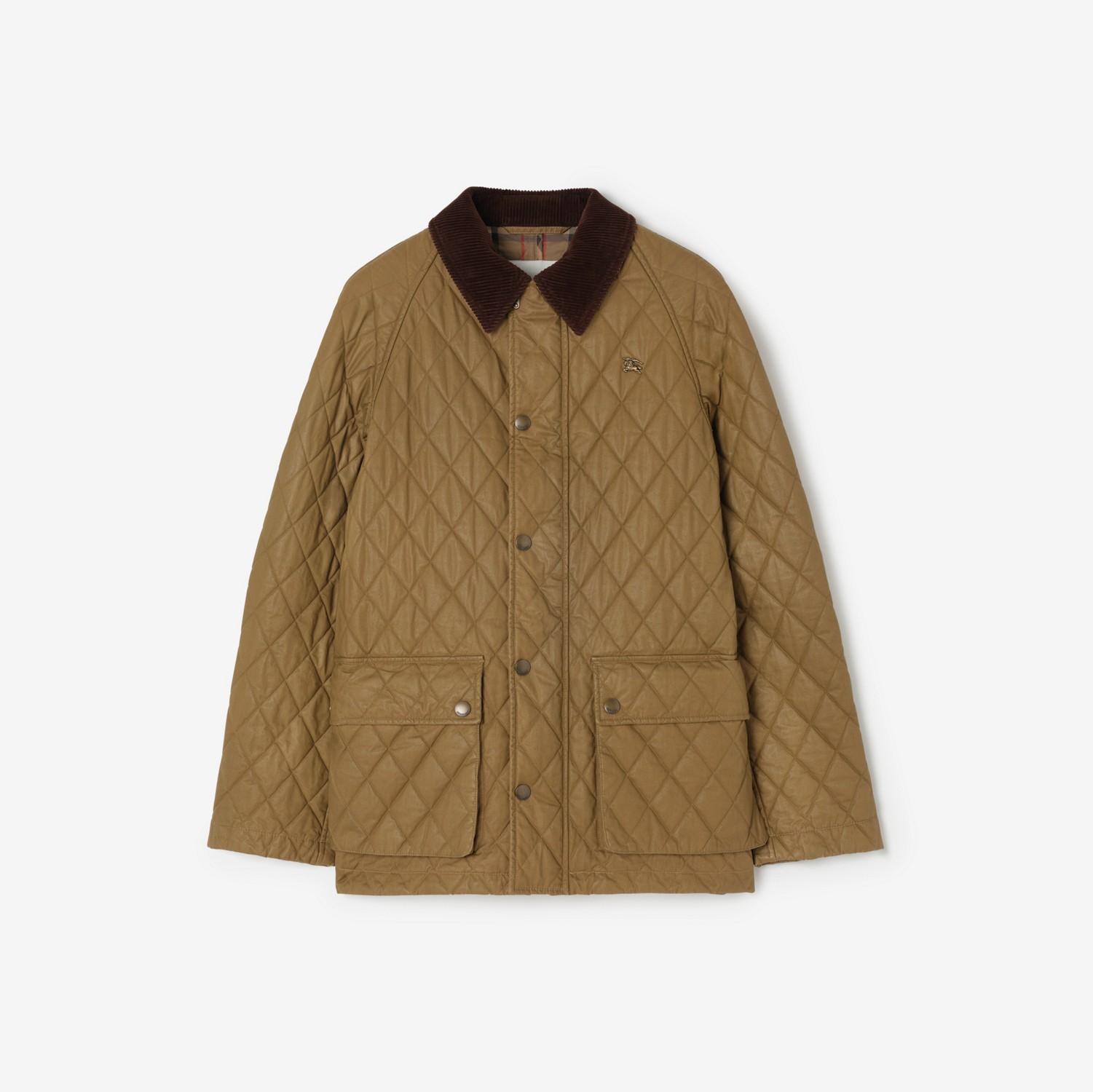 Quilted Coated Cotton Barn Jacket by BURBERRY