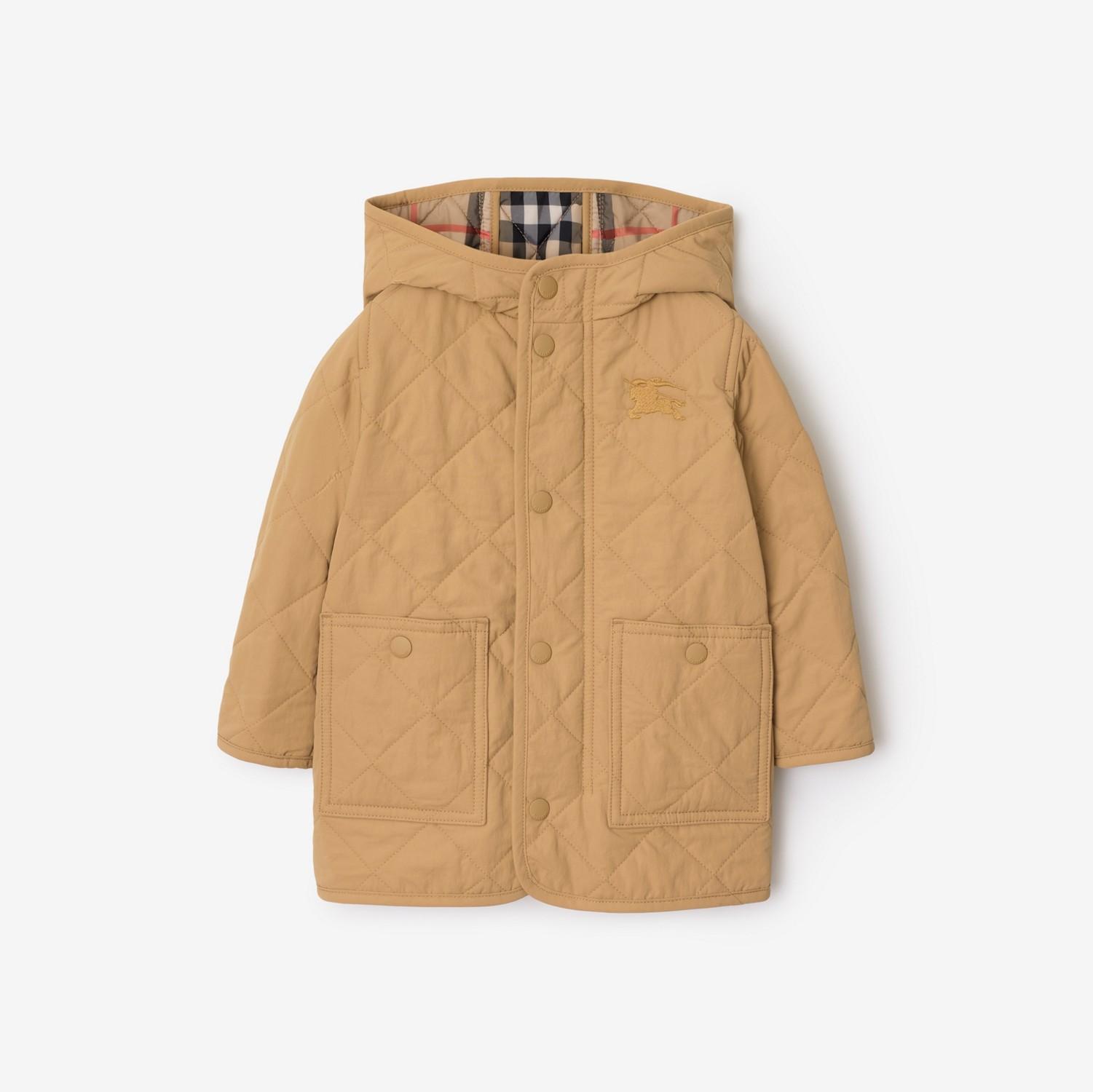 Quilted Nylon Hooded Coat by BURBERRY