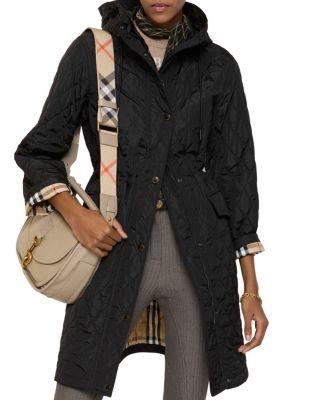 Quilted Nylon Hooded Coat by BURBERRY