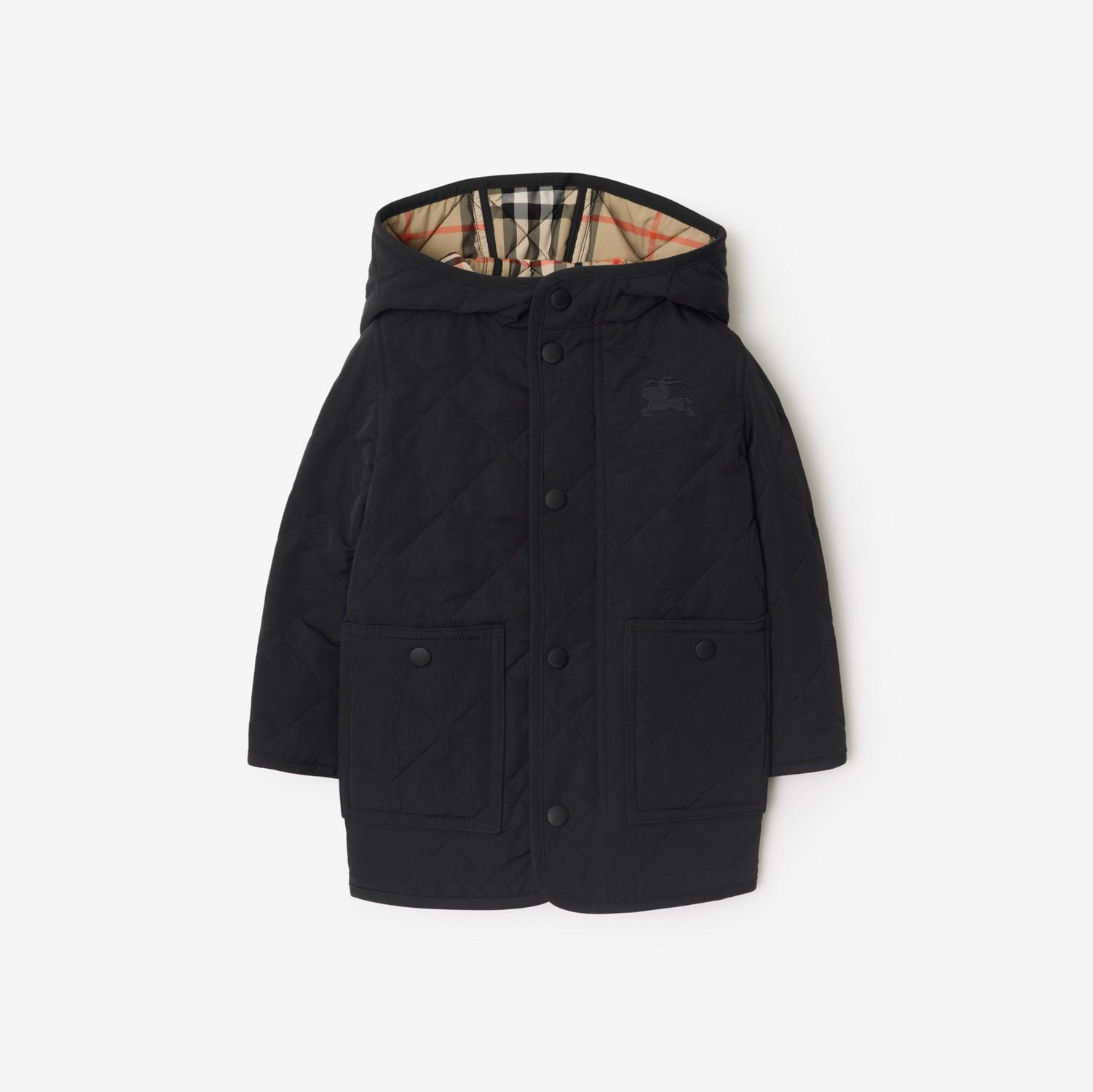Quilted Nylon Hooded Coat by BURBERRY