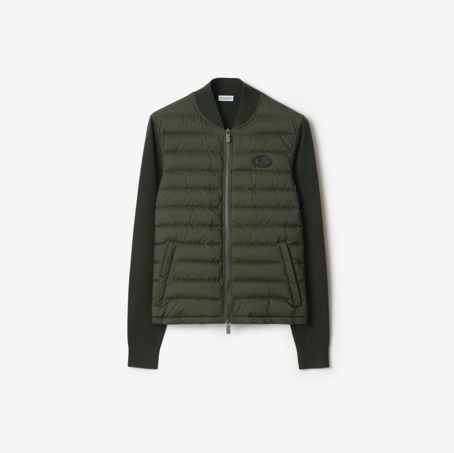 Quilted Nylon and Wool Jacket by BURBERRY