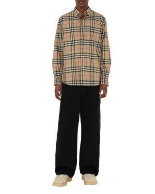 Regular Fit Check Cotton Shirt by BURBERRY