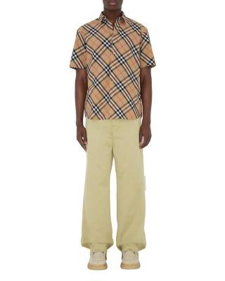 Regular Fit Check Cotton Shirt by BURBERRY