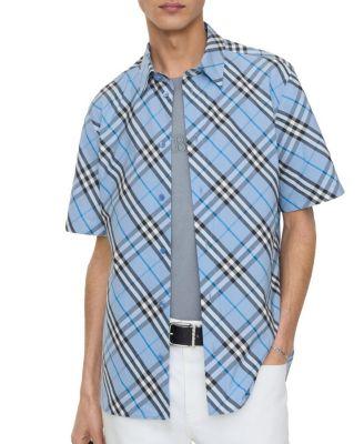 Regular Fit Check Cotton Shirt by BURBERRY