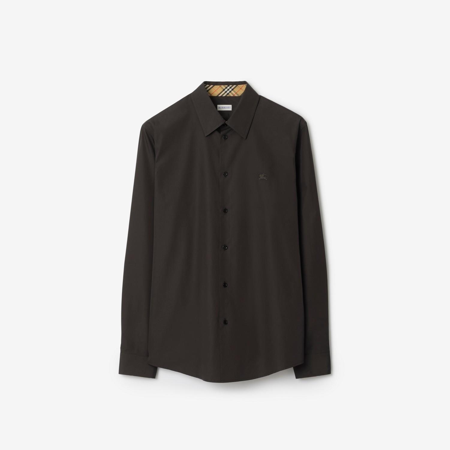 Regular Fit Cotton Poplin Shirt by BURBERRY