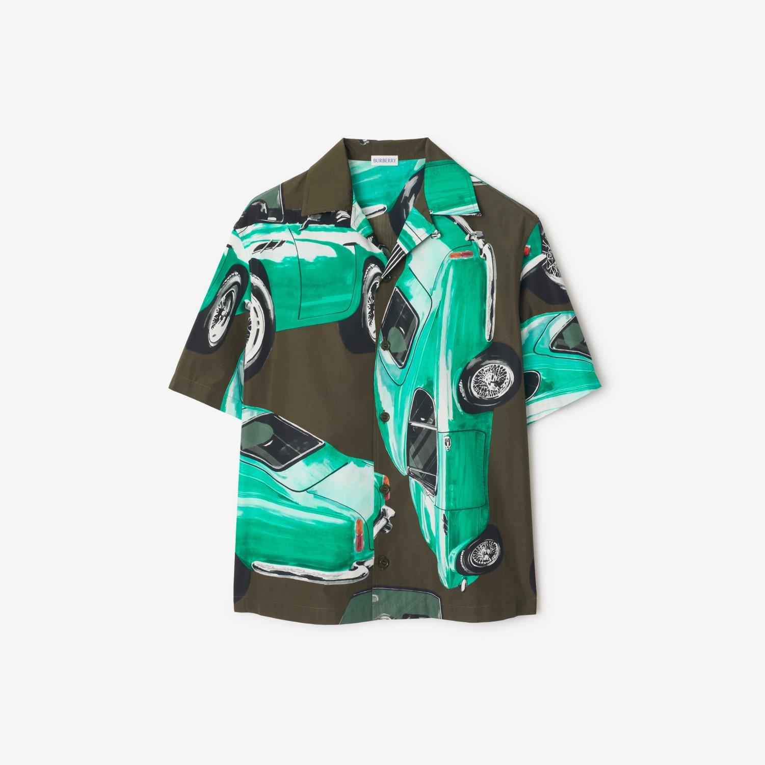 Relaxed Fit Car Cotton Poplin Shirt by BURBERRY