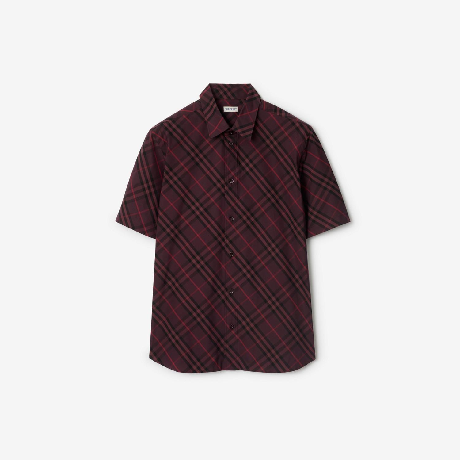 Relaxed Fit Check Cotton Shirt by BURBERRY