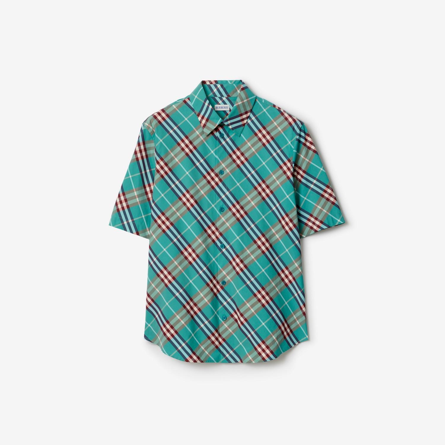 Relaxed Fit Check Cotton Shirt by BURBERRY