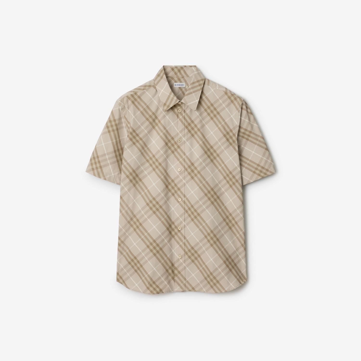Relaxed Fit Check Cotton Shirt by BURBERRY