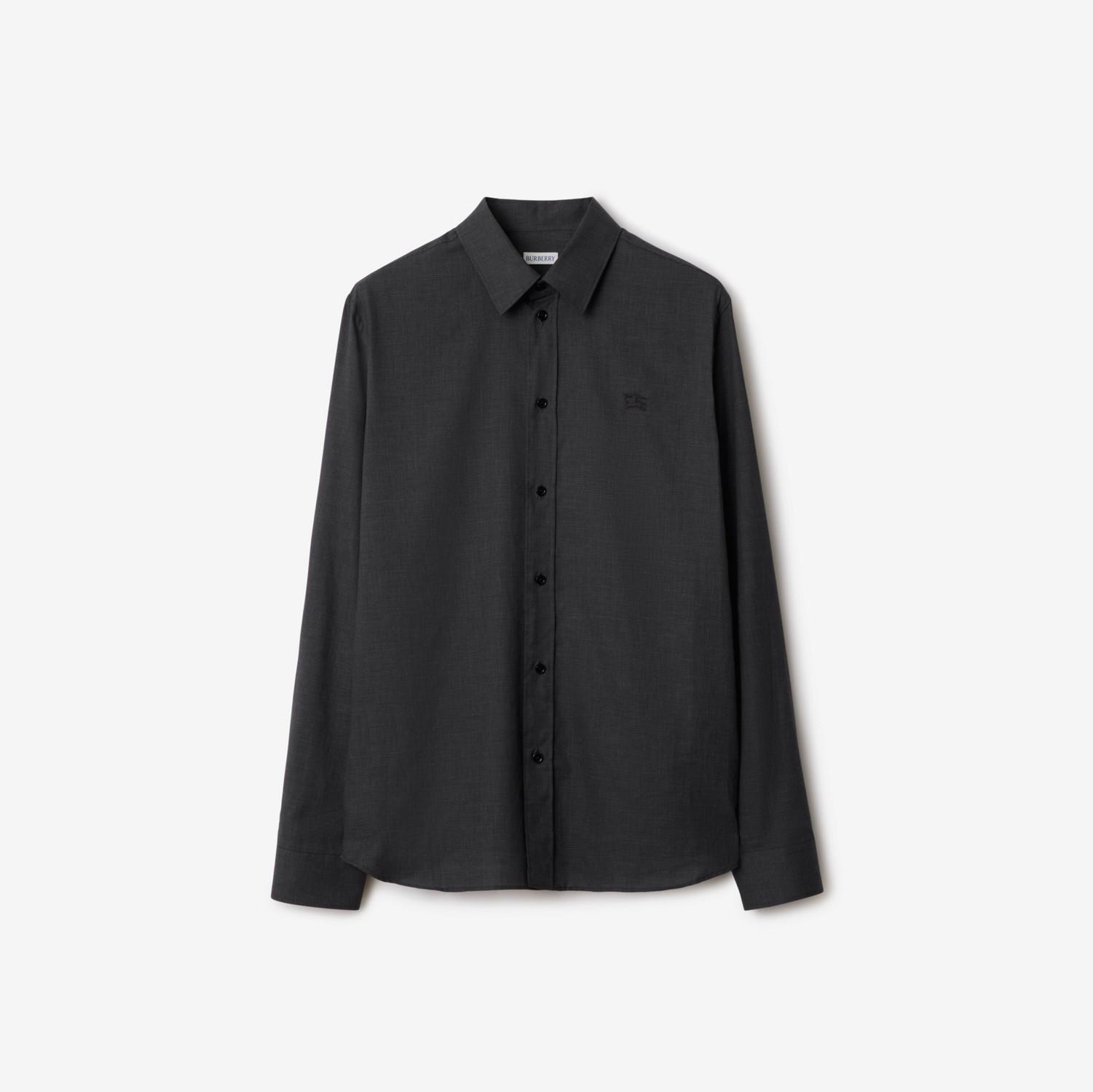 Relaxed Fit Check Cotton Shirt by BURBERRY