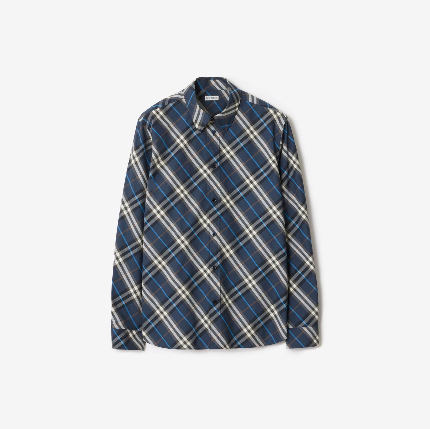 Relaxed Fit Check Cotton Shirt by BURBERRY