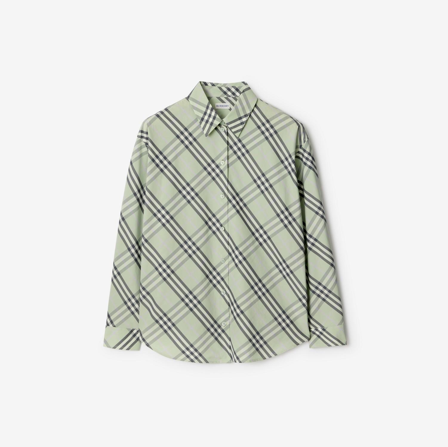 Relaxed Fit Check Cotton Shirt by BURBERRY