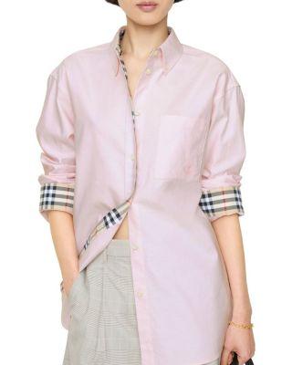 Relaxed Fit Cotton Oxford Shirt by BURBERRY