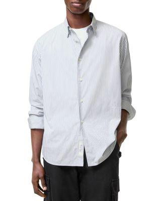 Relaxed Fit Striped Cotton Shirt by BURBERRY