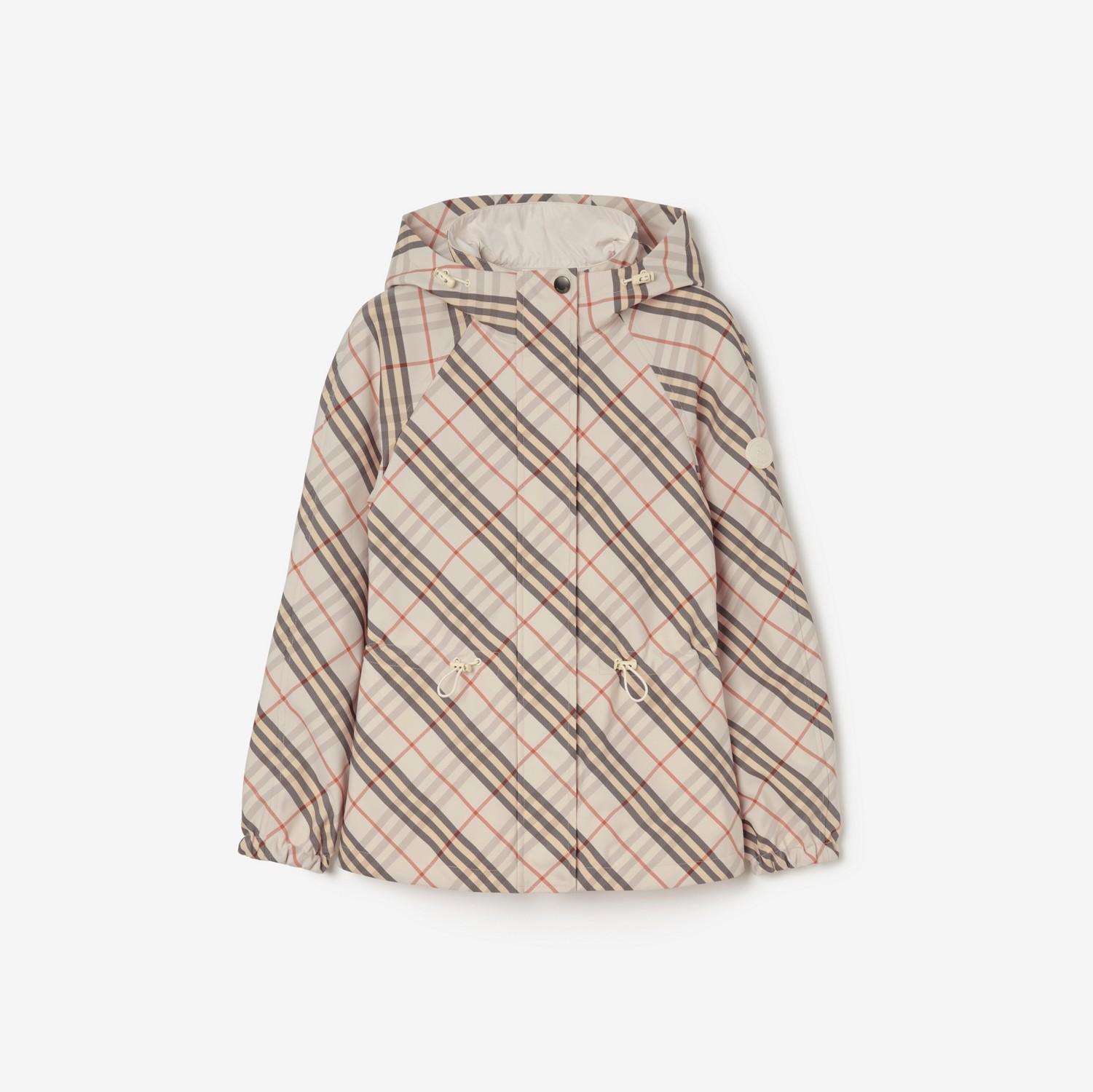 Reversible Check Hooded Jacket by BURBERRY
