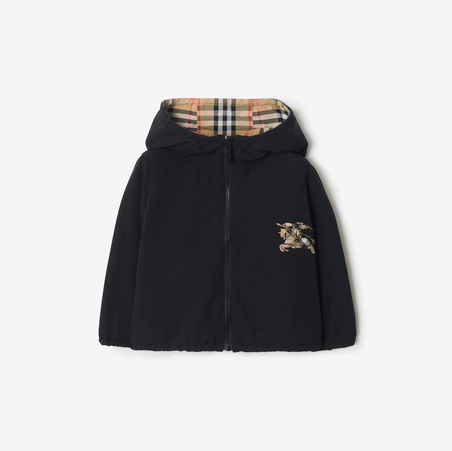 Reversible Check Hooded Jacket by BURBERRY