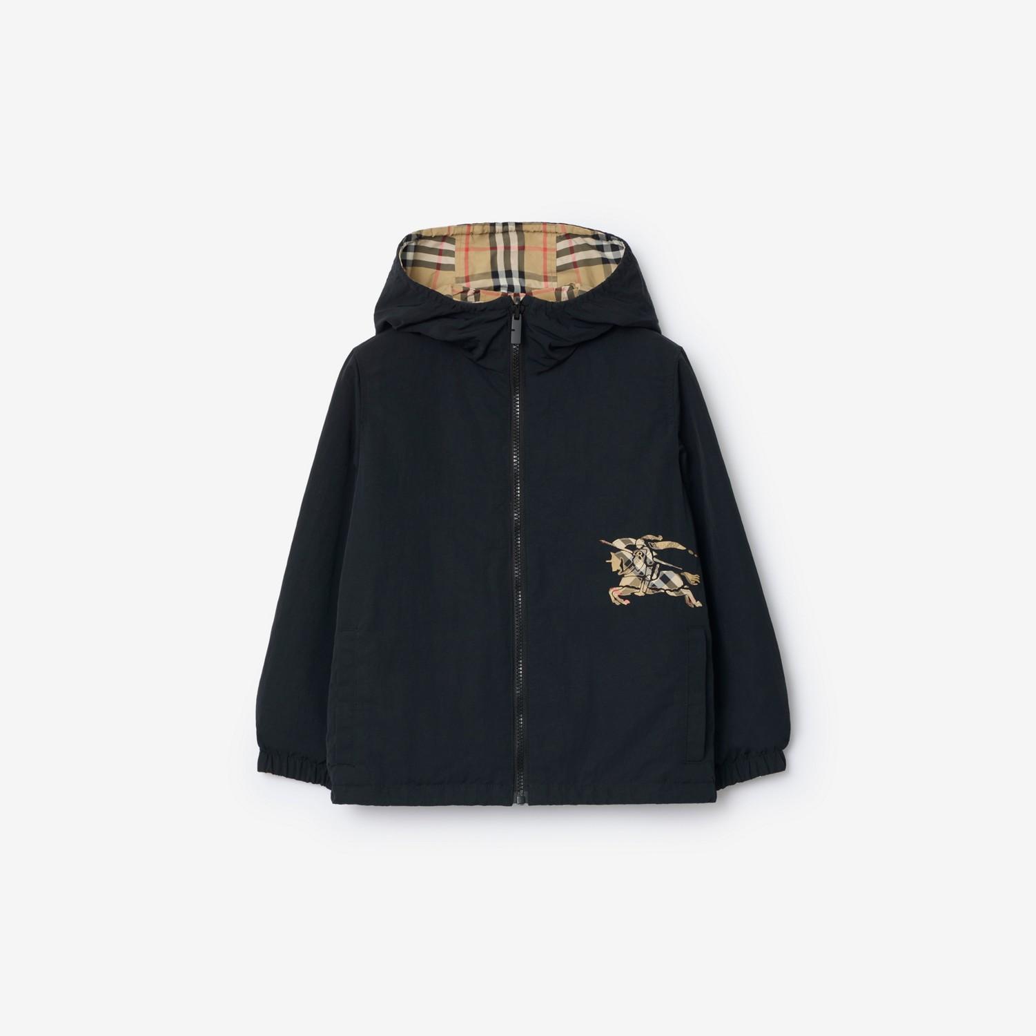 Reversible Check Hooded Jacket by BURBERRY
