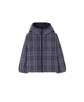 Reversible Check Hooded Jacket - Little Kid by BURBERRY