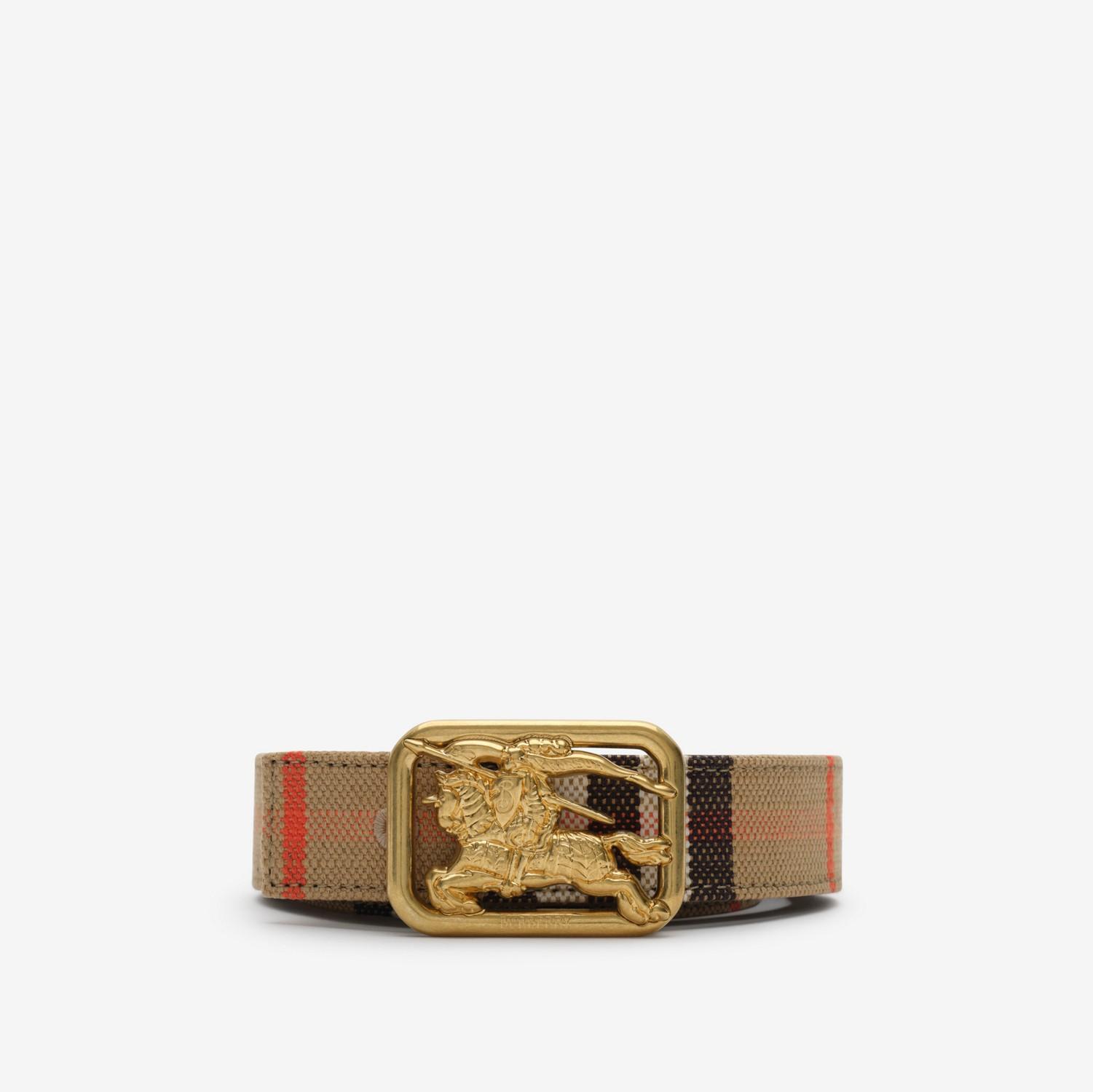 Reversible Check Rider Belt​ by BURBERRY