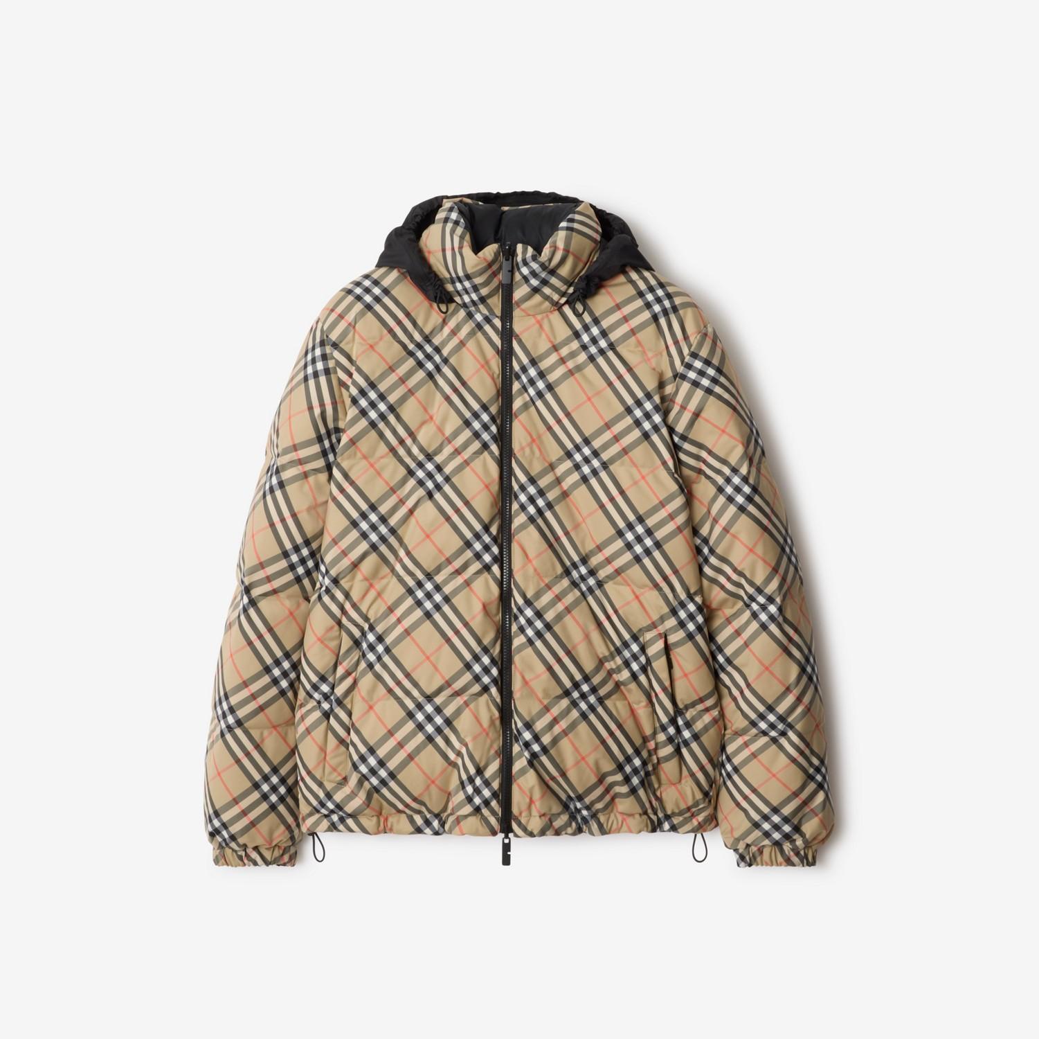 Reversible Check Snowdon Puffer Jacket by BURBERRY