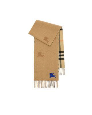 Reversible EKD Check Cashmere Scarf by BURBERRY