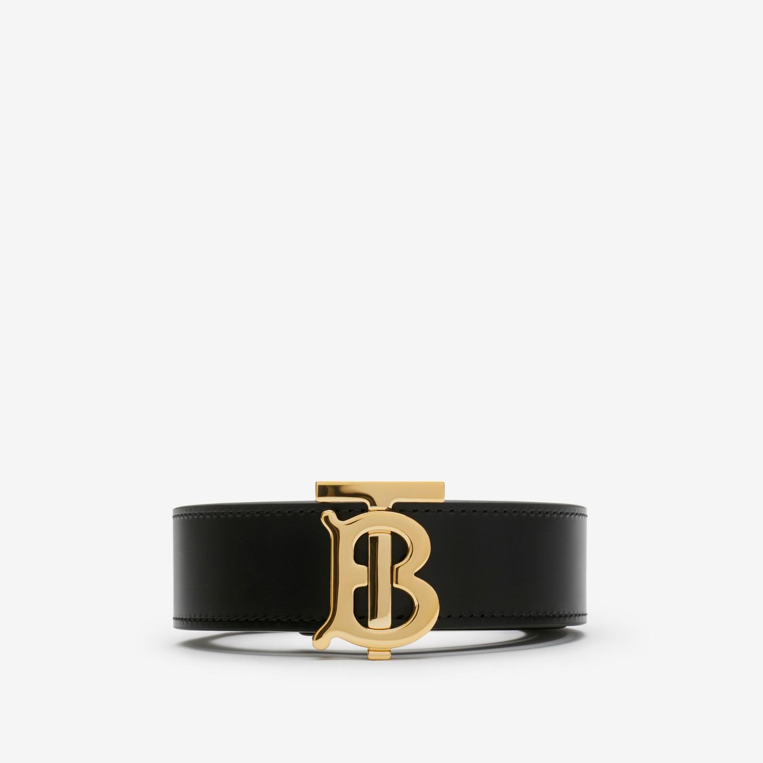 Reversible Leather TB Belt by BURBERRY