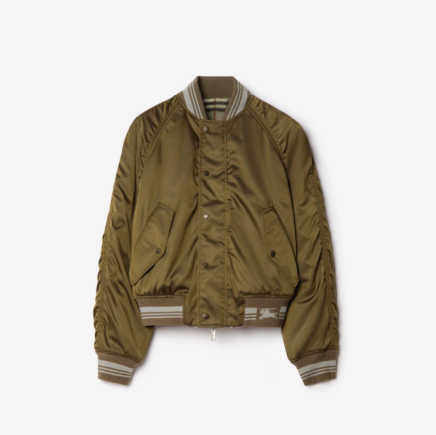 Reversible Nylon Bomber Jacket by BURBERRY